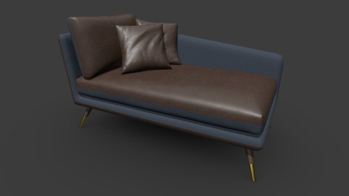 Commune Volta Lounge Chair Model Test 3D Model