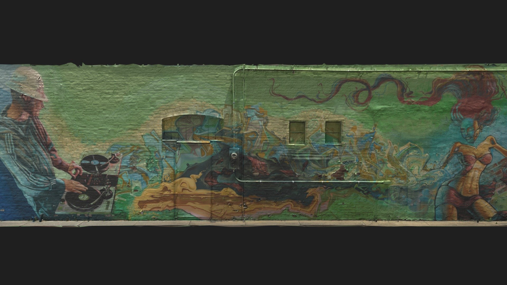 Pattern Magazine Mural - Photogrammetry