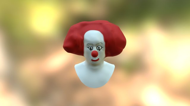 Sketch4- Clown 3D Model