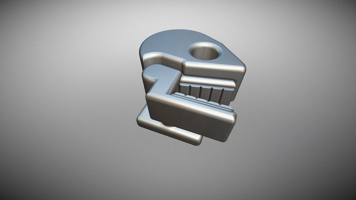 Mictlan cufflinks 3D Model