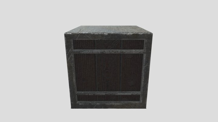 Crate 3D Model
