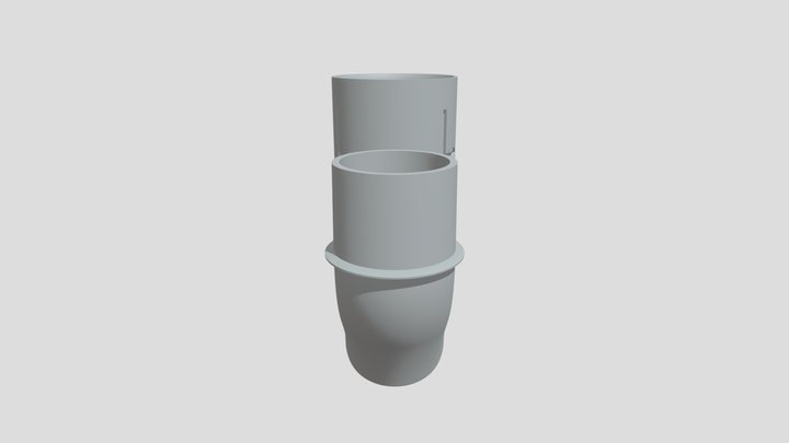 Festool Dewalt Absaugung Adapter V3 3D Model