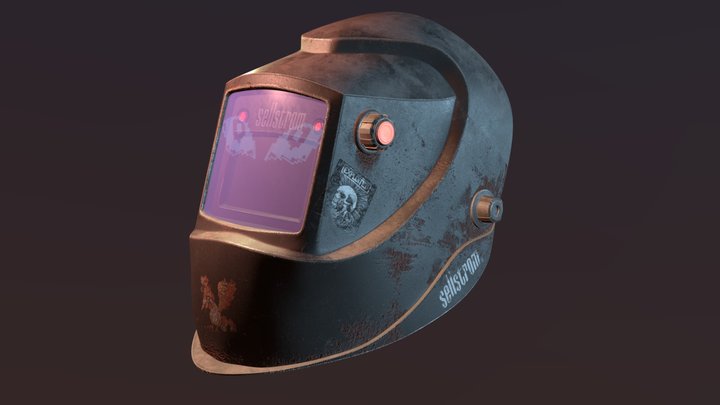 Welding Mask 3D Model