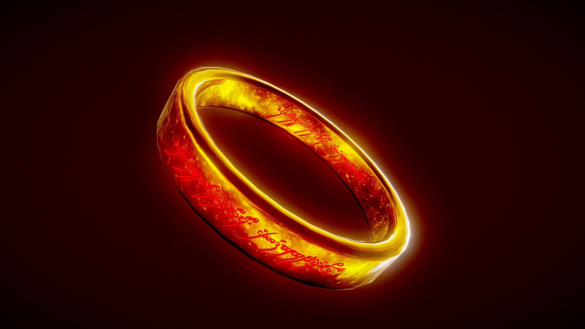 Stl 3d Lord Of The Rings Ring Model One Ring Digital Art And Collectibles