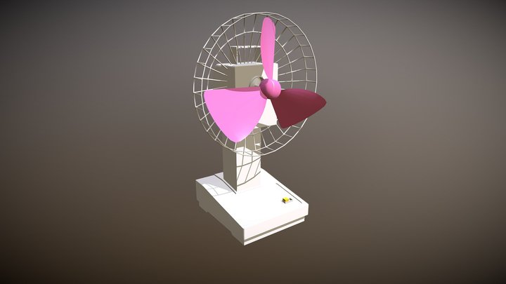 Mini Fan Portable 3D Model