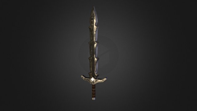 Spike Sword 3D Model