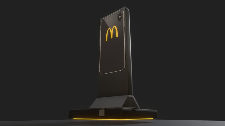 TEST iPhone McDonalds 3D Model