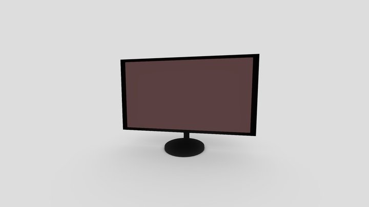 monitor 3D Model