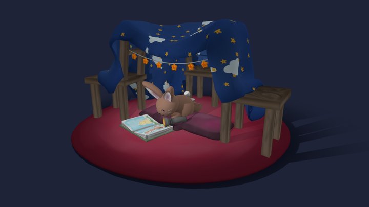 Fort Bunn or The Sleepover 3D Model