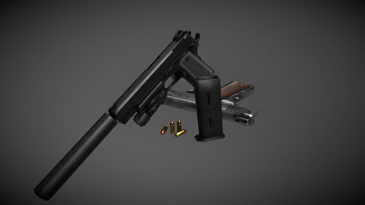 Colt 1911 3D Model