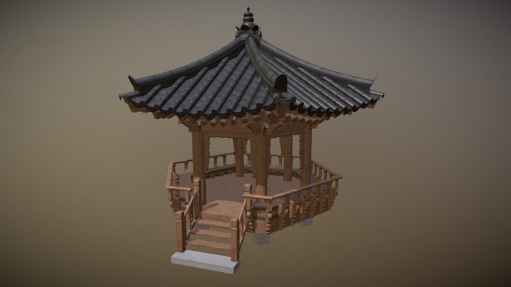 Hexagonal Pavilion 3D Model