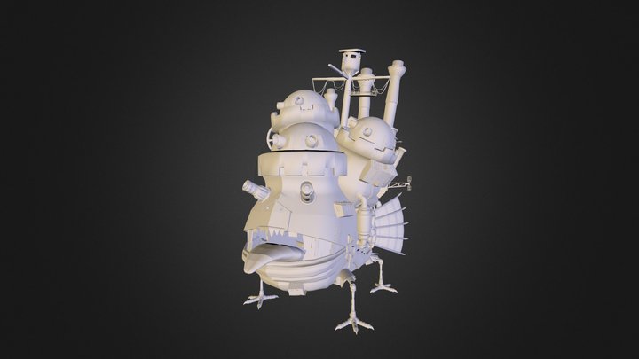Howl's Moving Castle 3D Model