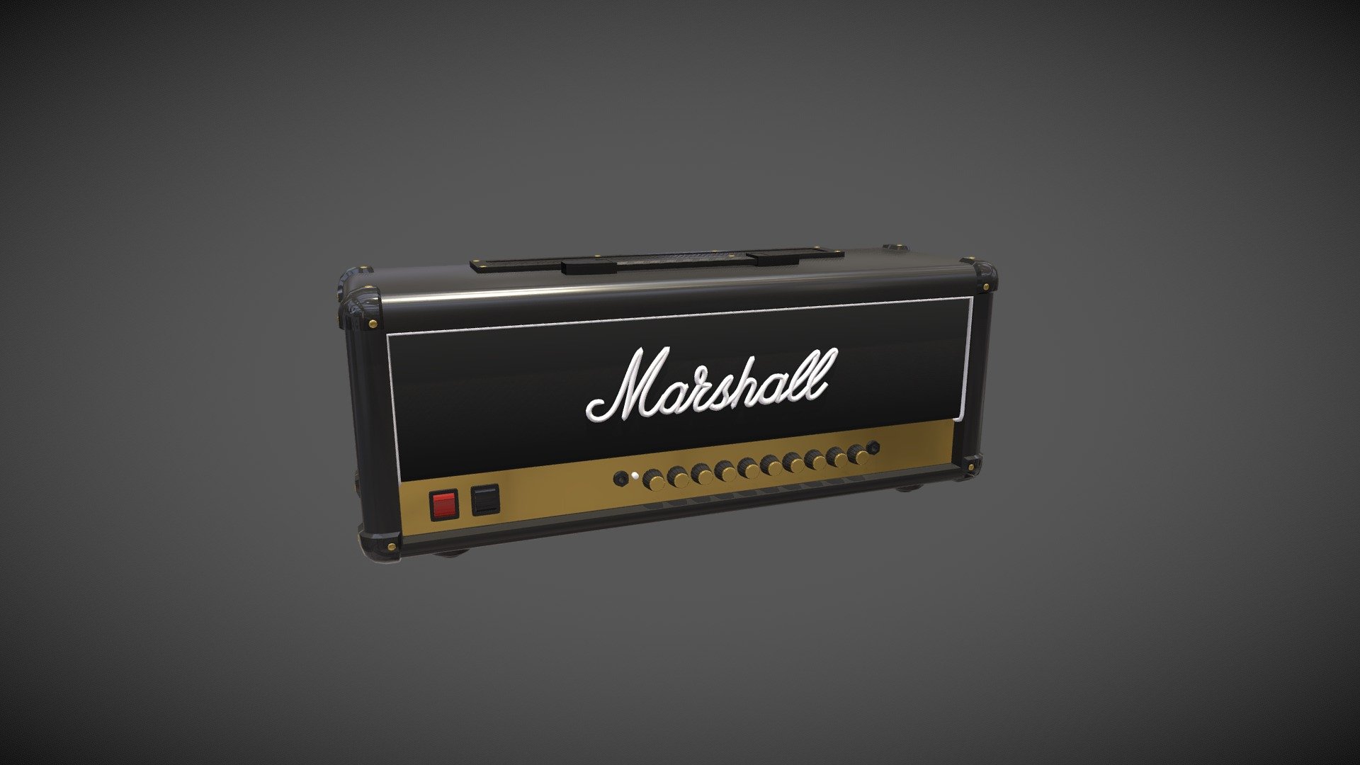 Marshall JCM 900 Model 4100 - Download Free 3D model by -=EDWARD GLEKOV ...