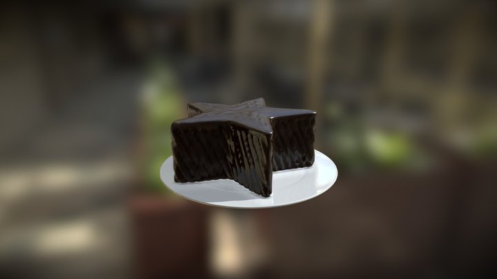 Cake Star 1 3D Model