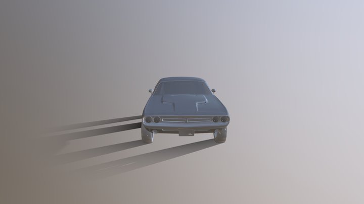 Dodge Challenger 1970 3D Model