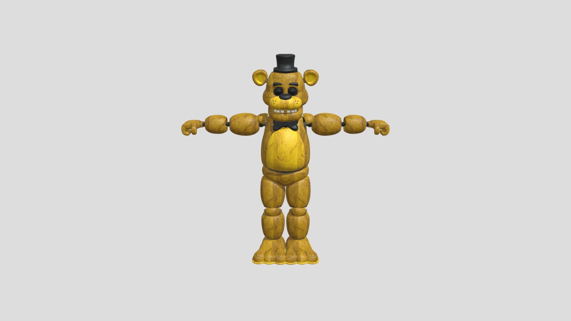 Fnaf-2-withered-golden-freddy - 3D Model By Ashleysmharris1979 [39eff2f ...