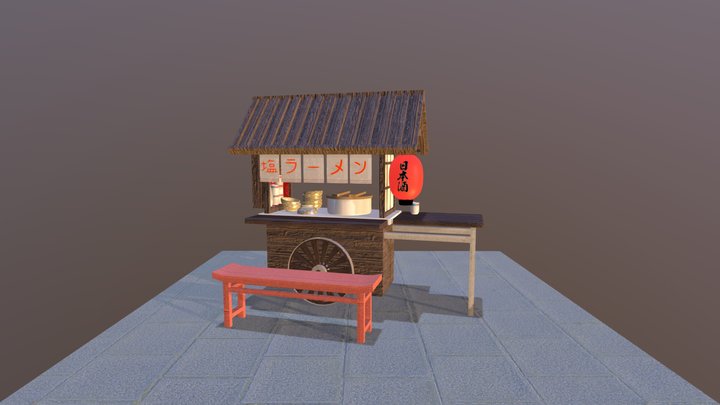 Ramen Shop 3D Model