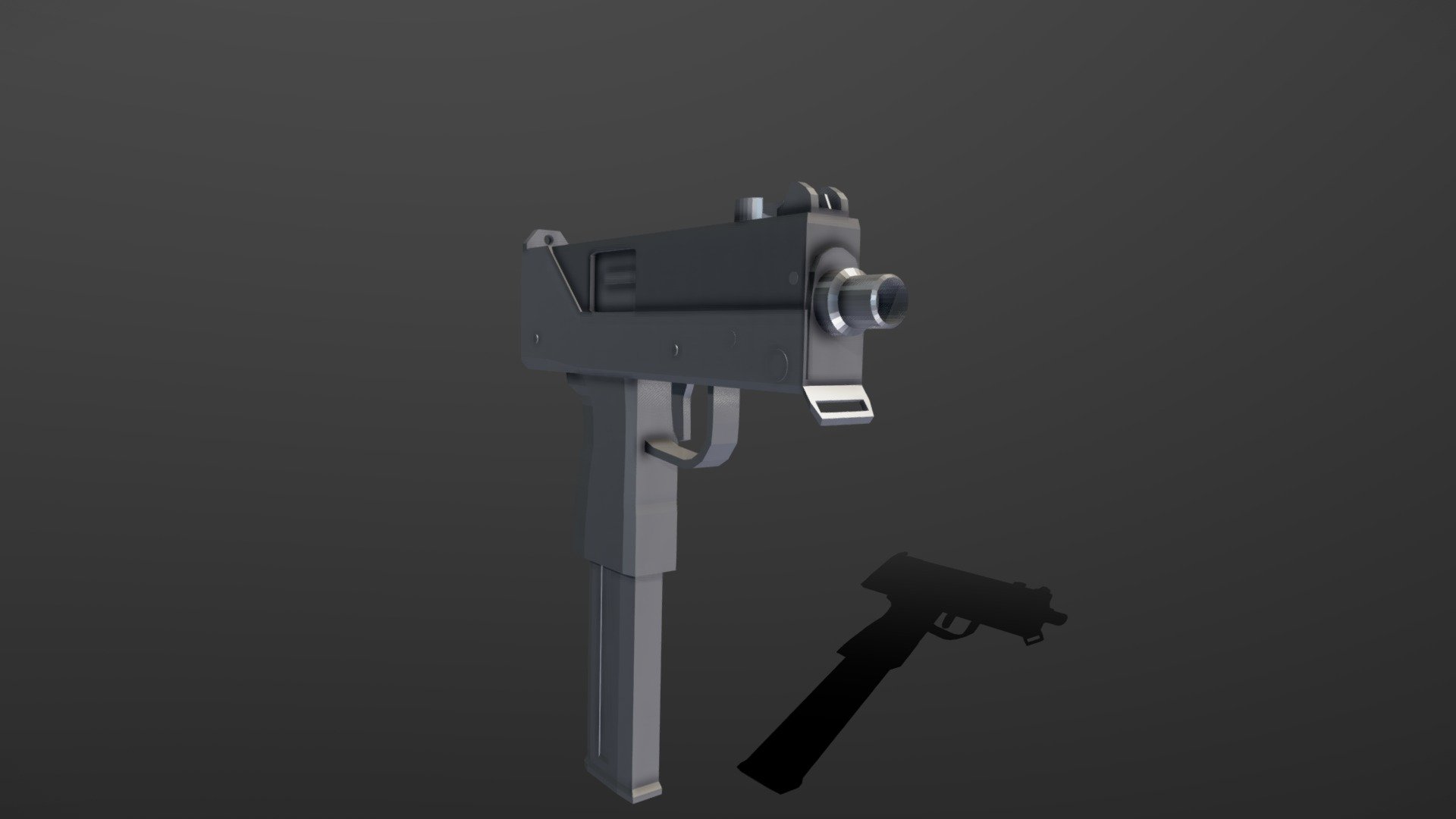 Pistolet de jeu vidéo modèle 3D $10 - .fbx .obj - Free3D