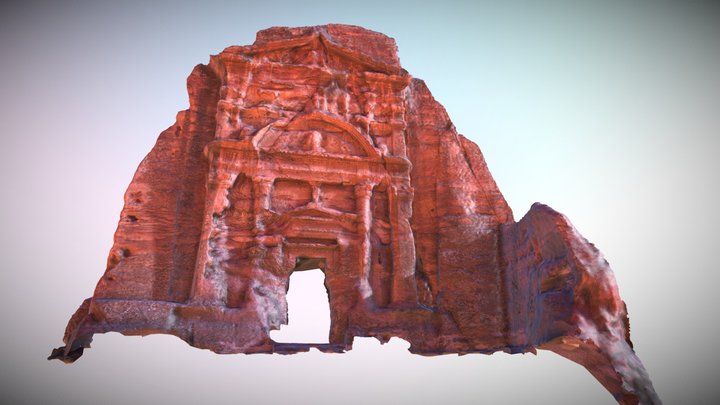 Tombe Sextius on Petra 3D Model