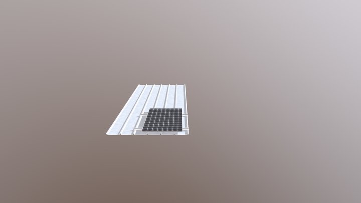 assemblage composant toiture 3D Model
