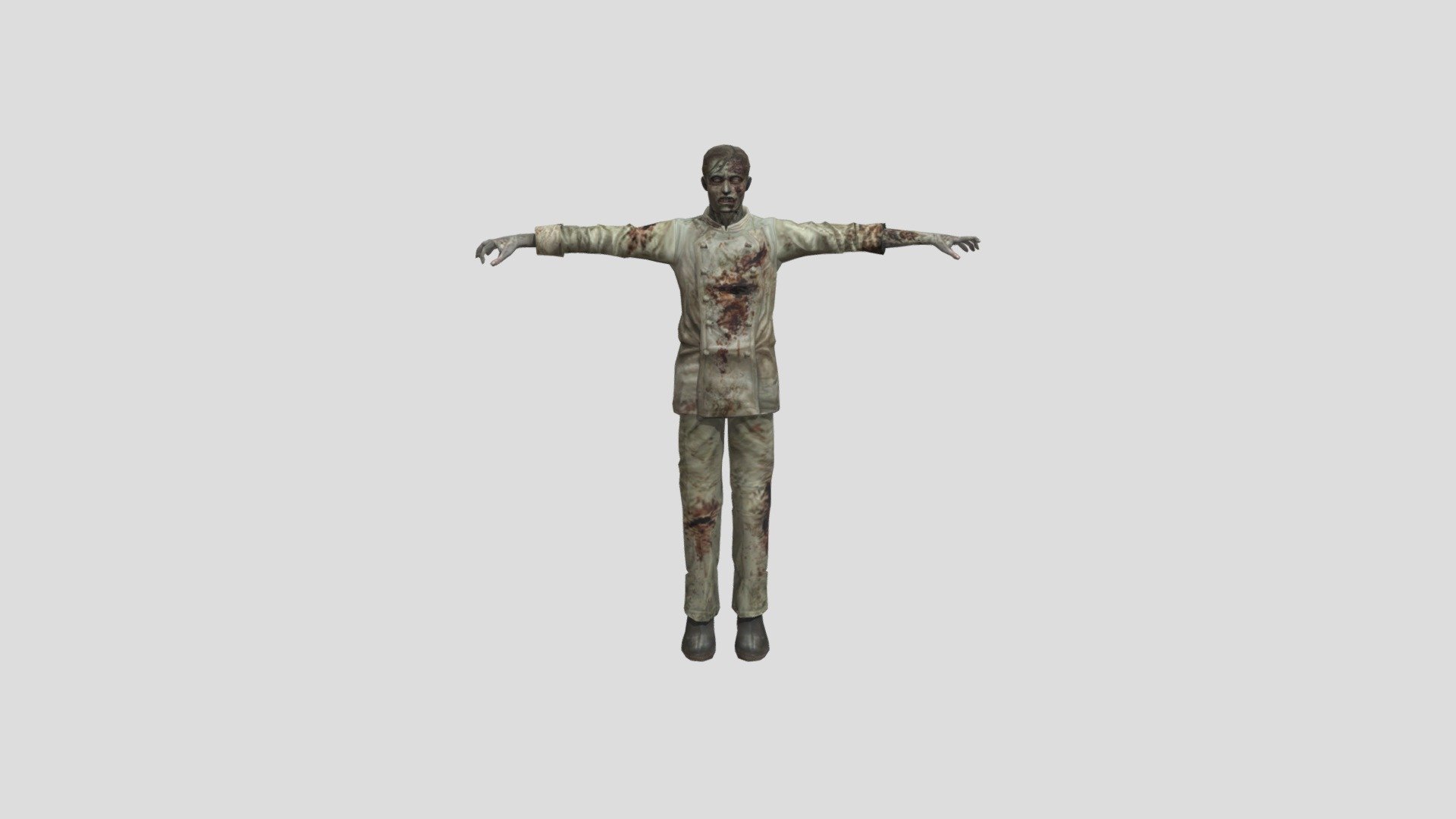 Zombie 11 - Download Free 3D model by birdf5994 [39f5425] - Sketchfab