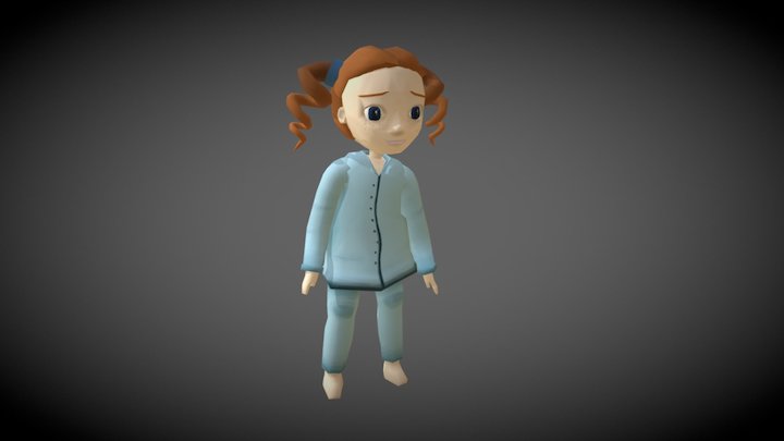 Stylised Child 3D Model