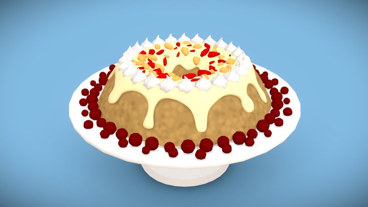 Day 4 | Fruitcake - 3December! 3D Model