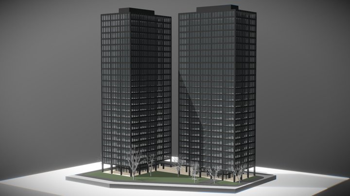 Mies Van der Rohe - 860 880 N Lake Shore Drive 3D Model