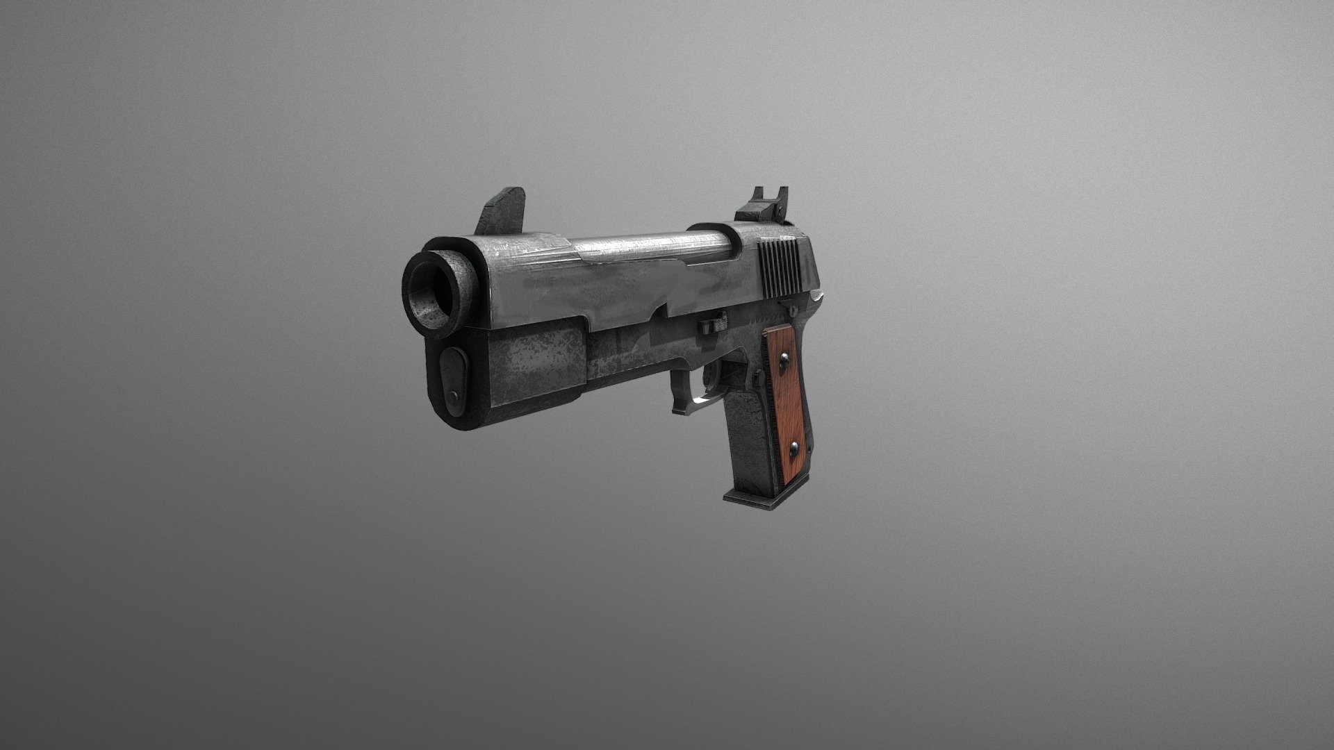 Fortnite Pistol - Download Free 3D model by Whitend ... - 1920 x 1080 jpeg 258kB