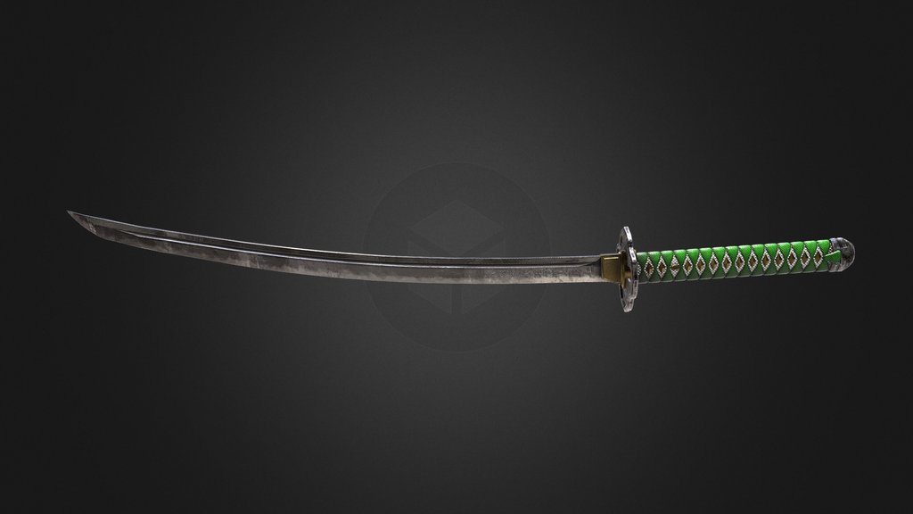 Katana Samurai (game ready asset)