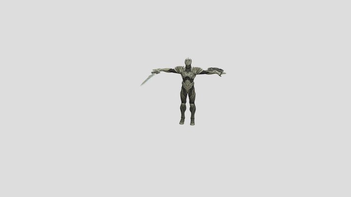 Mobile - Infinity Blade - Raidriar The God King 3D Model