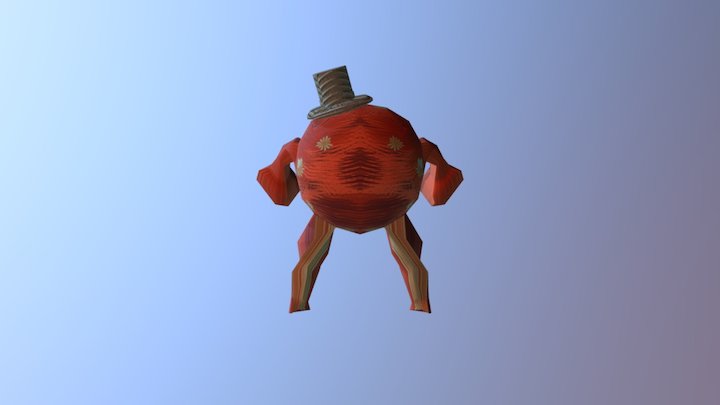 Dapper Eye Guy 3D Model