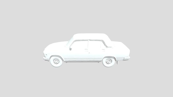 Classic Lada Sedan 3D Model