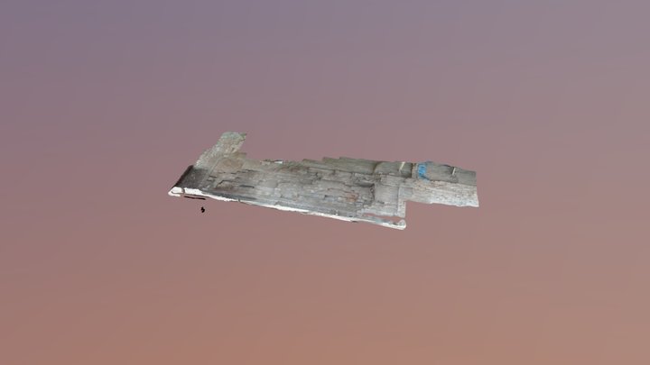 Kasthamandap 1300 years old foundation 3D Model