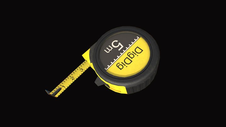 Tape measure (lowpoly)