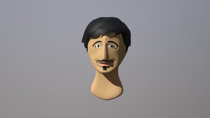 Waleed head model 3D Model