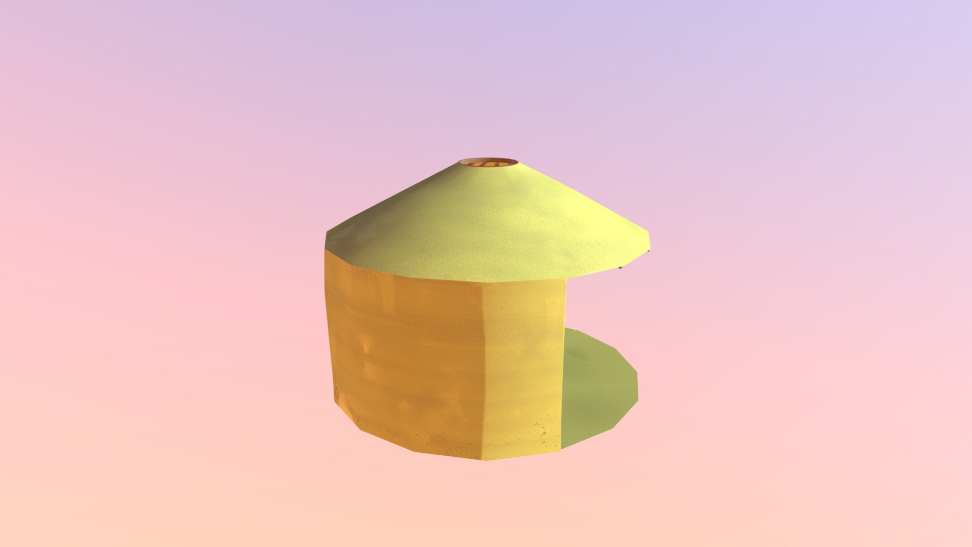 Experimental Yurt - 3D model by ArhanBaltes [39fdb1e] - Sketchfab
