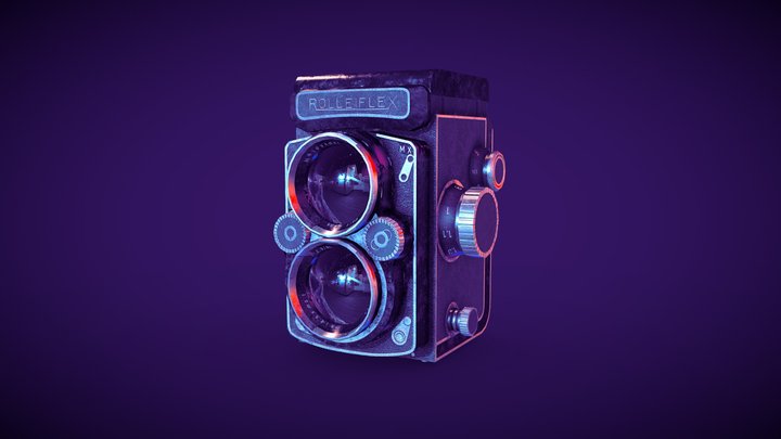 Vintage 1930s Camera 3D Model