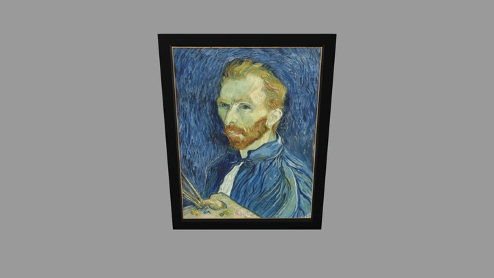 Self-Portrait, 1889 3D Model