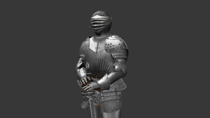 Knight Armor 3D Model