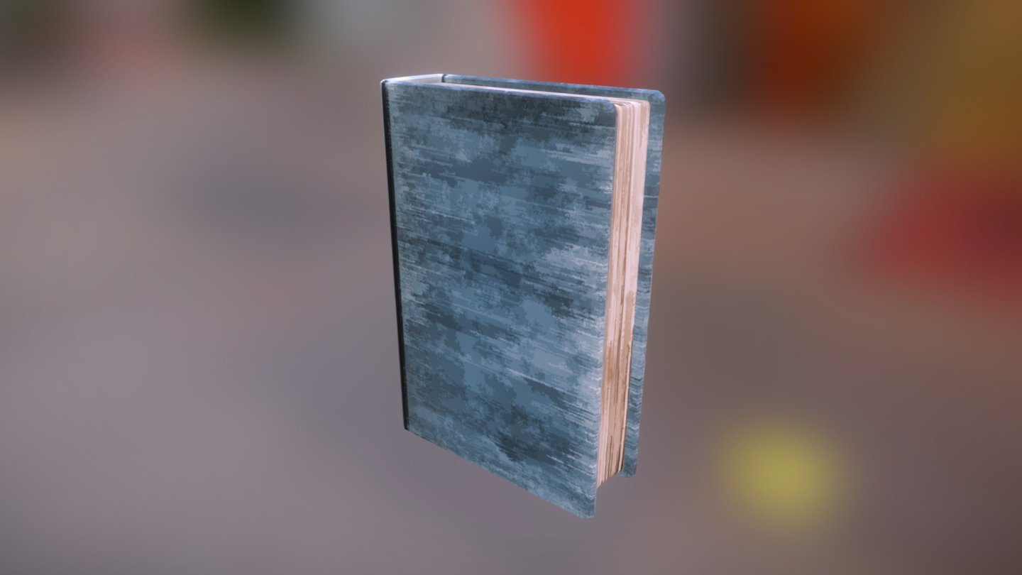 Stylized book model - 3D model by nevinwouters [39ff0b9] - Sketchfab