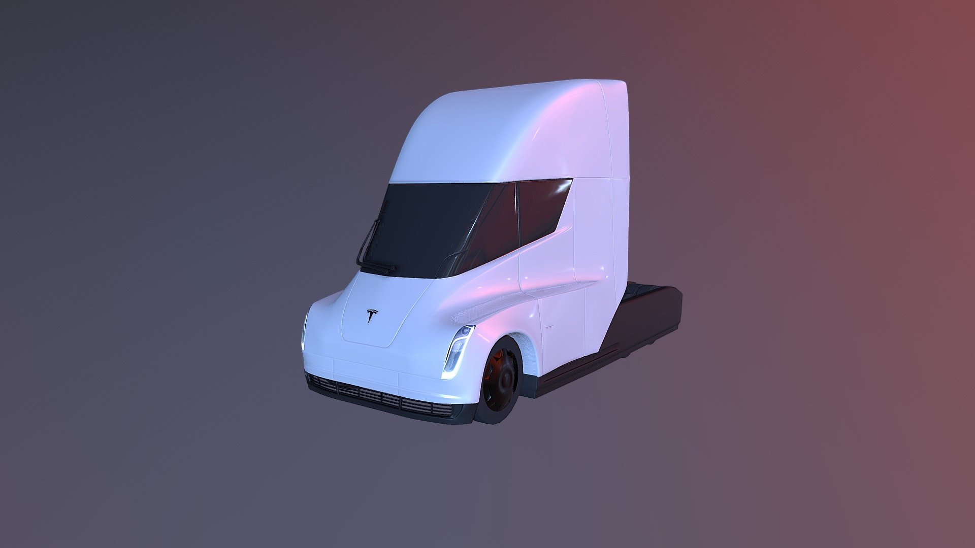 Tesla Semi Download Free 3D model by Aleksei Rozumnyi