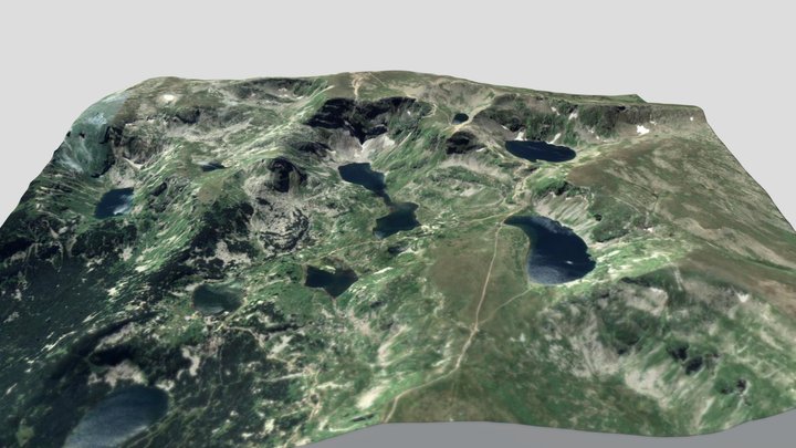 7 Rila Lakes - Седемте рилски езера (Bulgaria) 3D Model