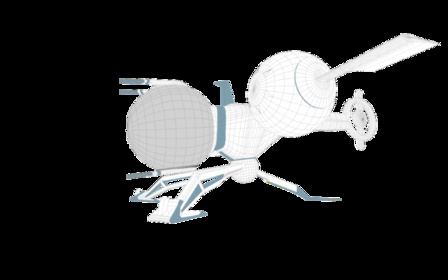 BubbleShip OBLIVION movie 3D Model
