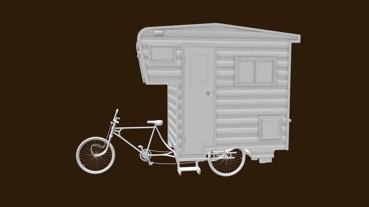 Camper Bike 3D Model