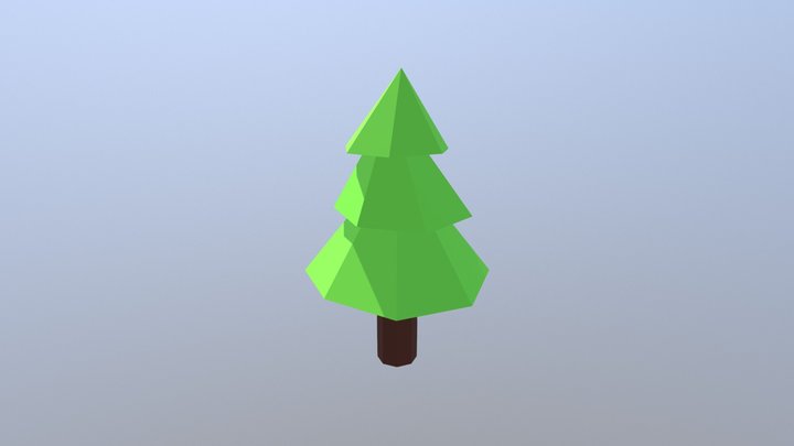 Low Poly Arvore Tree 3D Model
