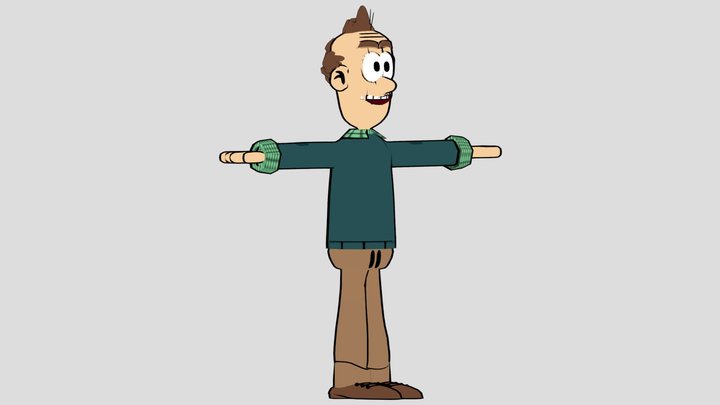 Lynn Loud Sr. 3D Model