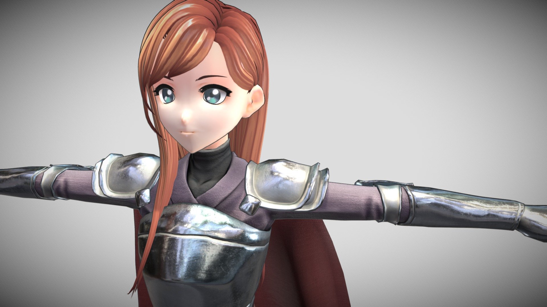 Cute anime warrior girl - AI Generated Artwork - NightCafe Creator