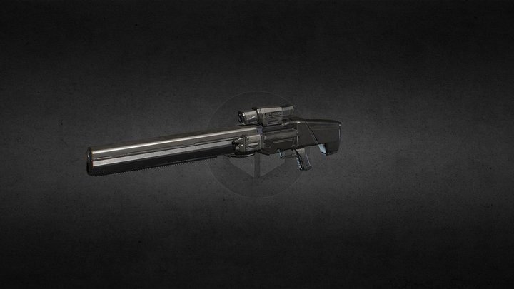 Tatanka SSR Sniper Support Rifle 3D Model