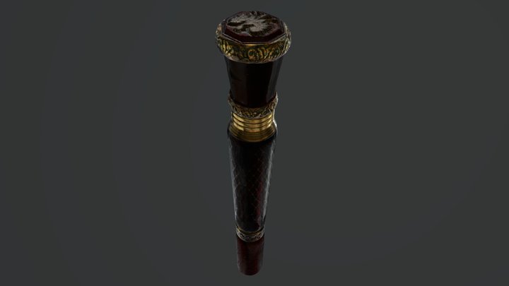 Laska marszałkowska (Marsal's mace) 3D Model